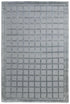 8' X 10' Gray And Blue Wool Geometric Hand Knotted Area Rug