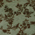 9' X 12' Brown And Silver Wool Floral Hand Knotted Area Rug
