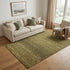 9' X 12' Red Orange And Gold Wool Floral Hand Knotted Area Rug