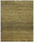 9' X 12' Red Orange And Gold Wool Floral Hand Knotted Area Rug