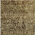 9' X 12' Brown Gold And Blue Wool Paisley Hand Knotted Area Rug