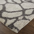 5' X 8' Ivory And Gray Wool Abstract Hand Knotted Area Rug