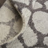5' X 8' Ivory And Gray Wool Abstract Hand Knotted Area Rug