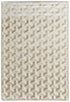 8' X 11' Ivory And Silver Geometric Area Rug