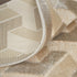 8' X 11' Ivory And Silver Geometric Area Rug