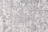 8' Gray Ivory And Taupe Oriental Area Rug With Fringe