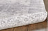 8' Gray Ivory And Taupe Oriental Area Rug With Fringe