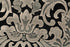 8' X 11' Taupe Black And Gray Floral Area Rug