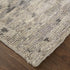 8' X 10' Ivory And Gray Wool Abstract Hand Knotted Area Rug