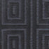 8' X 10' Gray And Black Wool Geometric Hand Knotted Area Rug