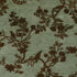 9' X 12' Brown And Silver Wool Floral Hand Knotted Area Rug