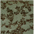 9' X 12' Brown And Silver Wool Floral Hand Knotted Area Rug