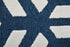8' Blue Green And White Geometric Round Rug