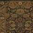 8' X 10' Taupe Green And Red Wool Oriental Hand Knotted Area Rug With Fringe