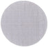 8' Pink And White Abstract Round Rug