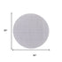 8' Pink And White Abstract Round Rug