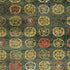8' X 10' Yellow Green And Orange Floral Hand Knotted Area Rug