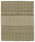 8' X 10' Ivory And Green Argyle Hand Woven Area Rug