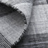 8' X 10' Black And Gray Plaid Hand Loomed Area Rug