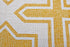 8' X 10' Yellow And White Geometric Hand Woven Area Rug