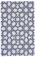 8' X 10' Gray And White Geometric Hand Woven Area Rug