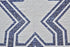 8' X 10' Gray And White Geometric Hand Woven Area Rug