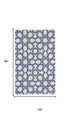 8' X 10' Gray And White Geometric Hand Woven Area Rug