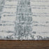 9' X 13' Gray And White Wool Striped Hand Tufted Area Rug