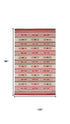 8' X 10' Tan Black And Orange Southwestern Hand Woven Area Rug