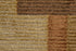 9' X 12' Green Brown And Orange Checkered Hand Knotted Area Rug