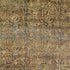 9' X 12' Brown Gold And Blue Wool Paisley Hand Knotted Area Rug