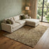 9' X 12' Brown Gold And Blue Wool Paisley Hand Knotted Area Rug