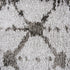 8' X 10' Gray And Dark Gray Trellis Shag Area Rug