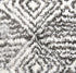 8' X 10' Charcoal And Ivory Geometric Shag Area Rug