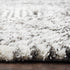 8' X 10' Charcoal And Ivory Geometric Shag Area Rug