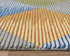 5' X 8' Gray Yellow Green And Blue Wool Geometric Hand Tufted Area Rug