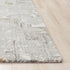 9' X 12' Gray And Ivory Abstract Hand Carved Handmade Area Rug