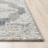 8' Gray And Ivory Medallion Hand Carved Handmade Area Rug