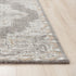 8' X 10' Gray And Ivory Medallion Hand Carved Handmade Area Rug