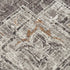 8' X 10' Gray And Ivory Medallion Hand Carved Handmade Area Rug