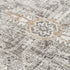 9' X 12' Gray And Ivory Medallion Hand Carved Handmade Area Rug