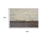 9' X 12' Beige Gray And Ivory New Zealand Lambs Wool Abstract Hand Carved Handmade Area Rug