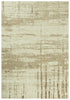 5' X 8' Beige Ivory And Tan New Zealand Lambs Wool Abstract Hand Carved Handmade Area Rug