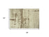 5' X 8' Beige Ivory And Tan New Zealand Lambs Wool Abstract Hand Carved Handmade Area Rug