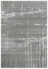 8' X 10' Gray And Light Gray New Zealand Lambs Wool Abstract Hand Carved Handmade Area Rug