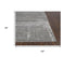 8' X 10' Gray And Light Gray New Zealand Lambs Wool Abstract Hand Carved Handmade Area Rug