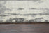 9' X 12' Gray And Ivory New Zealand Lambs Wool Abstract Hand Carved Handmade Area Rug