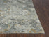 5' X 8' Gray And Beige New Zealand Lambs Wool Floral Hand Carved Handmade Area Rug