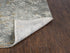9' X 12' Gray And Beige New Zealand Lambs Wool Floral Hand Carved Handmade Area Rug