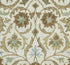 8' Blue And Ivory Wool Oriental Hand Tufted Area Rug